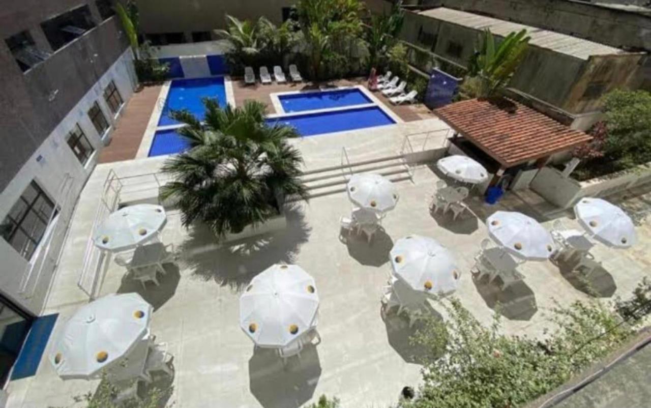 Flat Capitania Varam Guaruja Com Varanda Gourmet Bagian luar foto