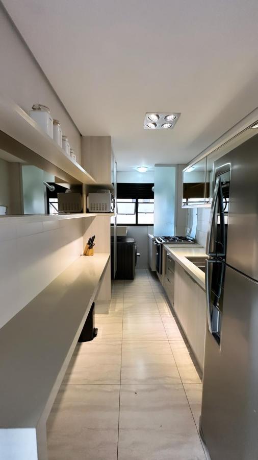 Flat Capitania Varam Guaruja Com Varanda Gourmet Bagian luar foto